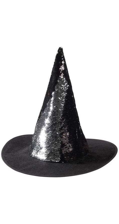 Unleash your inner magic with a sequin witch hat